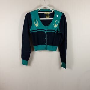 WeLoveFine x Marvel Loki Helm Vintage Sweater Crop Cosplay Size M